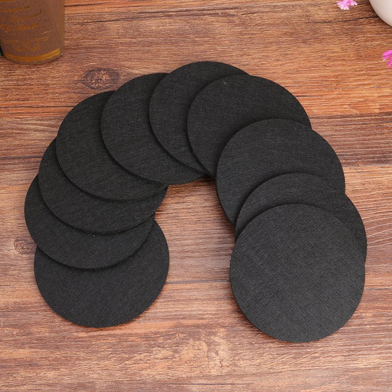 Dessous de Verre - RoundFeltCoaster™ - Noir - LIBERTE EN CUISINE